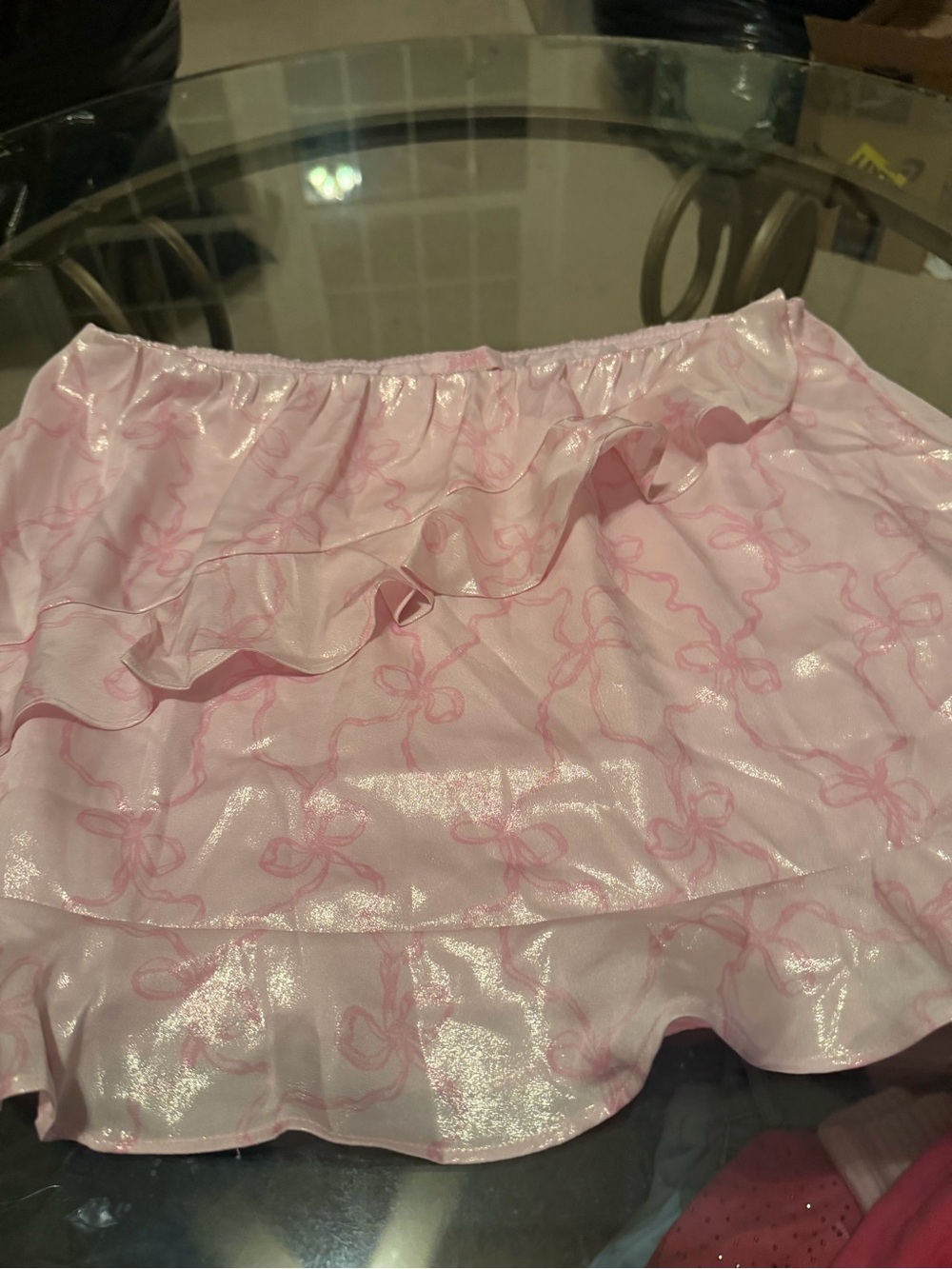 Loveshackfancy x Pink Ruffle Tiered Skirt